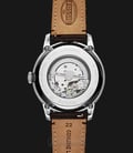Fossil Townsman ME3110 Men Automatic Open Heart Blue Dial Brown Leather Strap-2