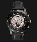 Fossil ME3138 Grant Sport Automatic Skeleton Dial Black Leather Watch-0