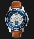 Fossil ME3140 Grant Sport Automatic Skeleton Dial Luggage Leather Watch-0