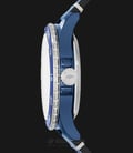 Fossil ME3149 Men Crewmaster Sport Automatic Blue Skeleton Dial Blue Leather Strap-1