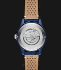 Fossil ME3149 Men Crewmaster Sport Automatic Blue Skeleton Dial Blue Leather Strap-2