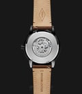 Fossil Townsman ME3155 Automatic Black Skeleton Dial Brown Leather Strap-2