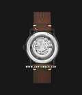 Fossil ME3158 The Commuter Auto Black Dial Brown Leather Strap-2
