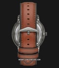 Fossil Neutra ME3161 Automatic Skeleton Black Dial Brown Leather Strap-3