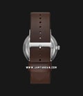 Fossil Chase ME3162 Automatic Men Skeleton Dial Dark Brown Leather Strap-2