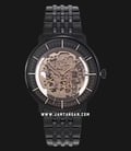 Fossil ME3163 Chase Timer Automatic Mens Skeleton Dial Black Link Stainless Steel Strap-0