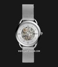Fossil Tailor ME3166 Automatic Ladies Silver Skeleton Dial Mesh Strap-0