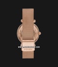 Fossil Carlie ME3175 Automatic Rose Gold Dial Rose Gold Mesh Strap-2