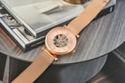 Fossil Carlie ME3175 Automatic Rose Gold Dial Rose Gold Mesh Strap-5