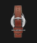 Fossil ME3178 Forrester Automatic Mens Grey Dial Brown Leather Strap-2