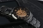 Fossil Neutra ME3183 Automatic Men Skeleton Dial Black Stainless Steel Strap-4