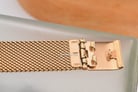 Fossil Carlie Mini ME3188 Automatic Ladies White Mother Of Pearl Dial Rose Gold Steel Mesh Strap-9