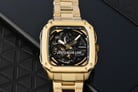 Fossil Inscription ME3204 Men Automatic Skeleton Dial Gold Stainless Steel Strap-4