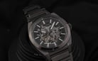 Fossil Everett ME3206 Automatic Men Grey Skeleton Dial Smoke Stainless Steel Strap-5