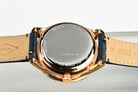 Fossil Stella ME3212 Ladies Automatic Open Heart Rose Gold Dial Blue Leather Strap-8