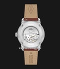 Fossil Heritage ME3221 Automatic Beige Dial Brown Leather Strap-3