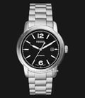 Fossil Heritage ME3223 Automatic Black Dial Stainless Steel Strap-0