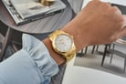 Fossil Heritage ME3226 Automatic White Dial Gold Stainless Steel Strap-9
