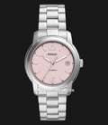 Fossil Heritage ME3229 Automatic Pink Dial Stainless Steel Strap-0