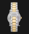 Fossil Heritage ME3230 Automatic Dark Blue Dial Dual Tone Stainless Steel Strap-2