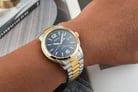 Fossil Heritage ME3230 Automatic Dark Blue Dial Dual Tone Stainless Steel Strap-8