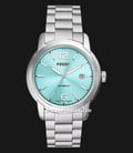 Fossil Heritage ME3241 Automatic Men Tiffany Blue Dial Stainless Steel Strap-0