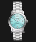 Fossil Heritage ME3245 Automatic Ladies Blue Dial Stainless Steel Strap-0