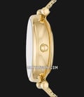 Fossil Carlie ME3250 Automatic Ladies Semi Skeleton Dial Gold Mesh Strap-1