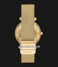 Fossil Carlie ME3250 Automatic Ladies Semi Skeleton Dial Gold Mesh Strap-2