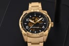 Fossil Bronson ME3257 Men Automatic Skeleton Black Dial Gold Stainless Steel Strap-4