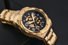 Fossil Bronson ME3257 Men Automatic Skeleton Black Dial Gold Stainless Steel Strap-5