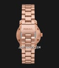 Fossil Heritage ME3258 Automatic Brown Dial Rose Gold Stainless Steel Strap-2