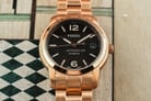 Fossil Heritage ME3258 Automatic Brown Dial Rose Gold Stainless Steel Strap-5