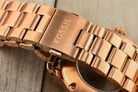 Fossil Heritage ME3258 Automatic Brown Dial Rose Gold Stainless Steel Strap-9