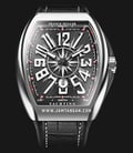 Franck Muller Vanguard V45 SC DT YACHTING AC NR Yachting Black Dial Black Leather with Rubber Strap-0