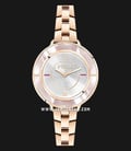Furla Club R4253109502 Ladies Silver Dial Rose Gold Stainless Steel Strap + Extra Bezel-2