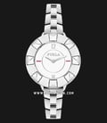 Furla Club R4253109503 Ladies Silver Dial Stainless Steel Strap + Extra Bezel-0