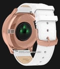 Garmin Vivomove HR 010-01850-9B Premium Rose Gold Dial White Leather Strap-2