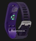 Garmin Vivosmart HR+ 010-01955-6F Digital Dial Purple Rubber Strap-1