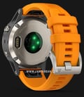 Garmin Fenix 5 Plus 010-01988-73 Smartwatch Digital Dial Orange Rubber Strap-2