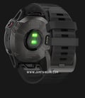 Garmin Fenix 6 010-02158-45 Smartwatch Carbon Gray DLC Digital Dial Black Rubber Strap-3