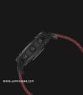 Garmin Fenix 6 010-02158-65 Smartwatch Black DLC Digital Dial Heathered Red Nylon Strap-1