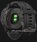 Garmin Fenix 6S 010-02159-7F Smartwatch Carbon Gray DLC Digital Dial Black Rubber Strap-2