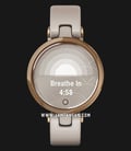Garmin Lily 010-02384-51 Smartwatch Rose Gold Digital Dial Light Sand Silicone Strap-0