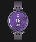 Garmin Lily 010-02384-52 Smartwatch Midnight Orchid Digital Dial Deep Orchid Silicone Strap-0