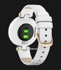Garmin Lily 010-02384-F3 Smartwatch Light Gold Digital Dial White Leather Strap-3