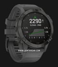 Garmin Fenix 6 010-02410-40 Smartwatch Pro Solar Digital Dial Dark Grey Rubber Strap-3