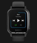 Garmin Venu Sq 010-02426-80 Smartwatch Music Edition Digital Dial Black Rubber Strap-0