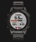 Garmin Fenix 7 010-02540-50 Smartwatch Sapphire Solar Carbon Grey DLC Vented Black Titanium Strap-0