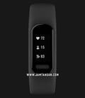 Garmin Vivosmart 5 010-02645-20 Smartwatch Small/Medium Fitness Digital Dial Black Silicone Strap-0